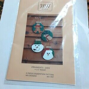 New MH Designs quilt pattern instructions make Christmas ornaments